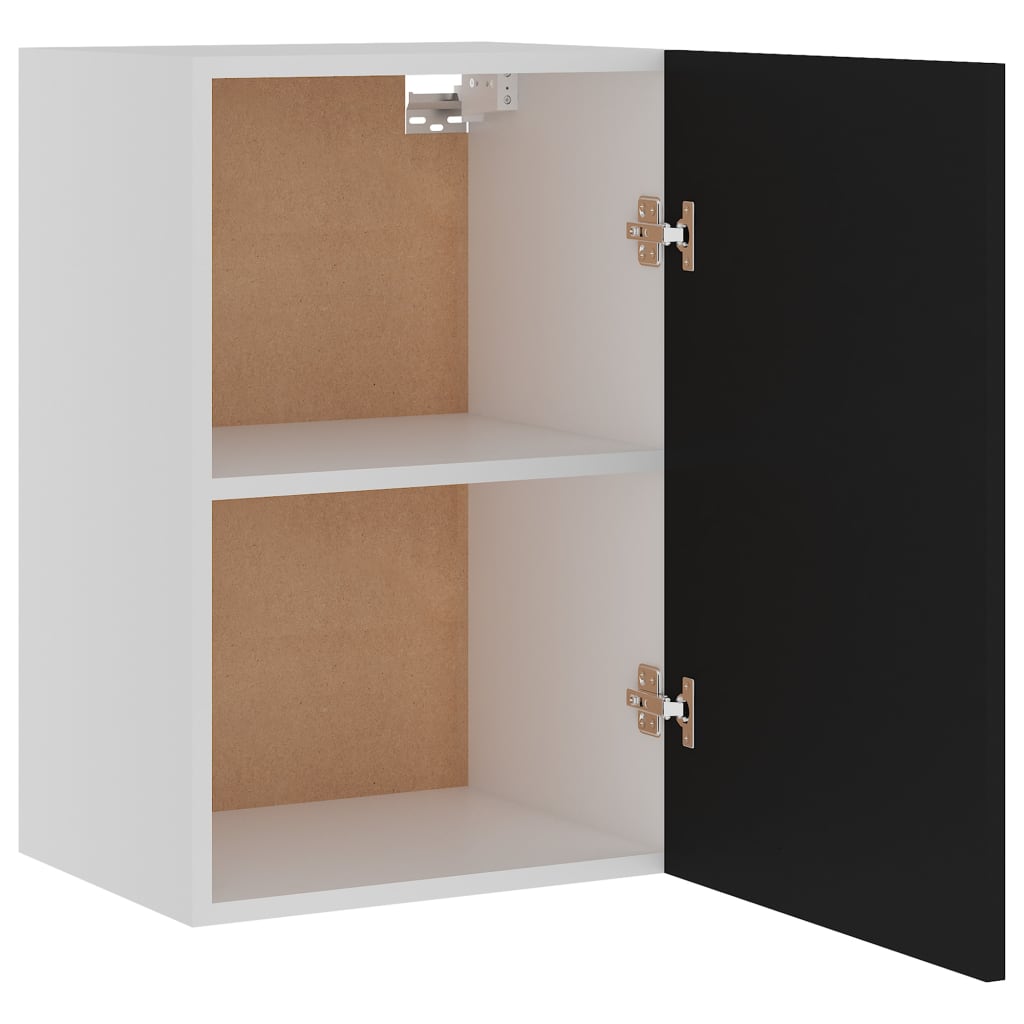 Hängeschrank Lyon Schwarz 39,5x31x60 cm Holzwerkstoff