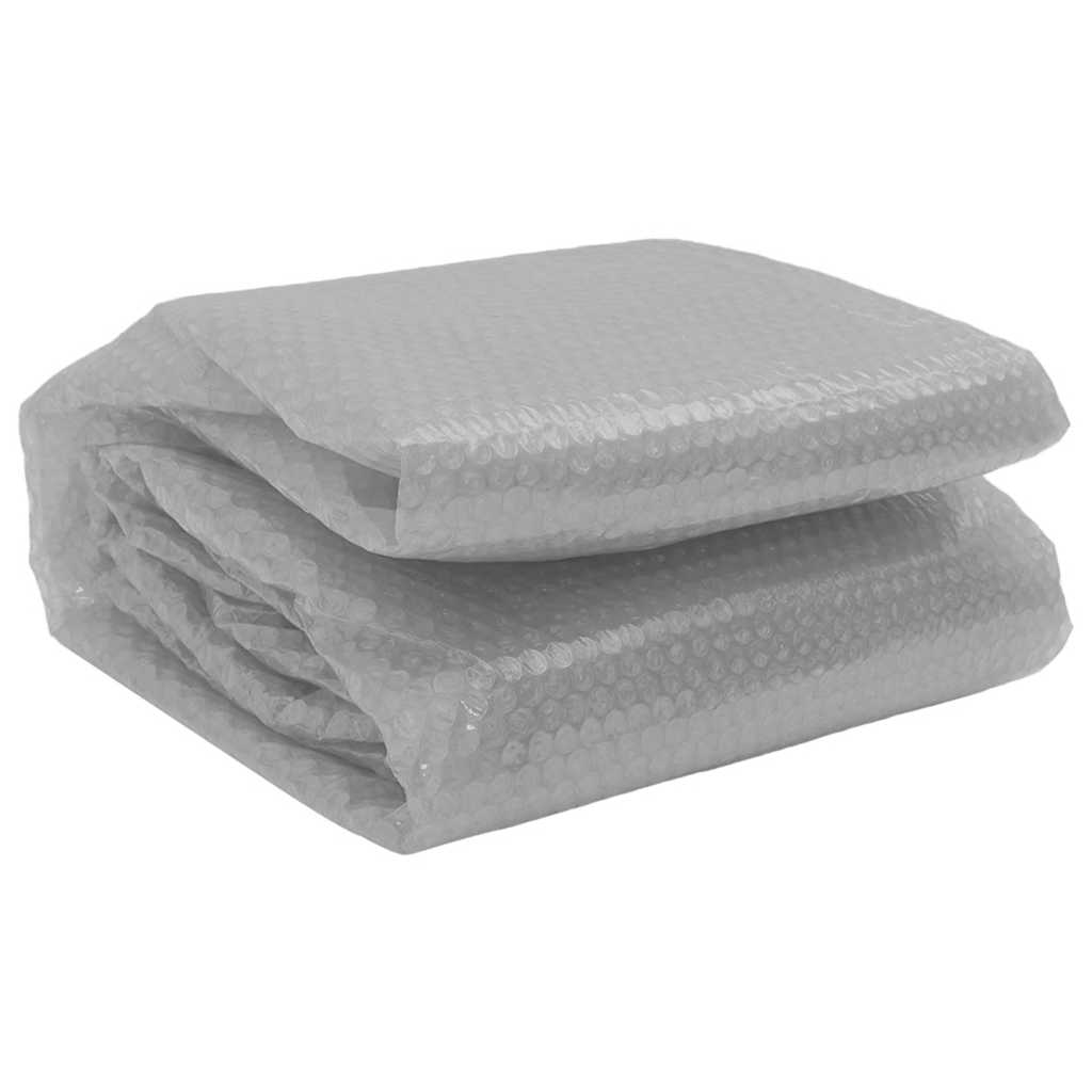 Treibende Pool-Solarplane PE 455 cm Grau