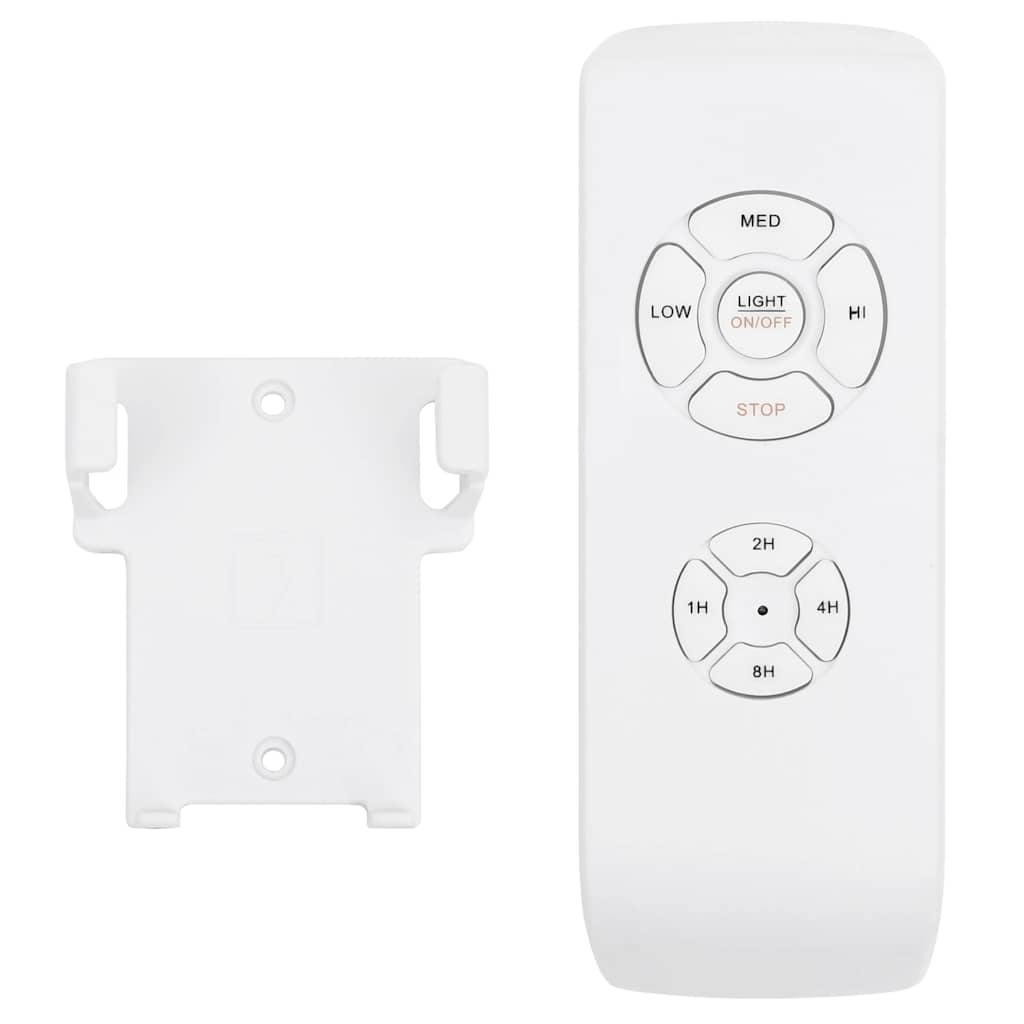 Deckenventilator mit Licht und Fernbedienung 108 cm Dunkelbraun