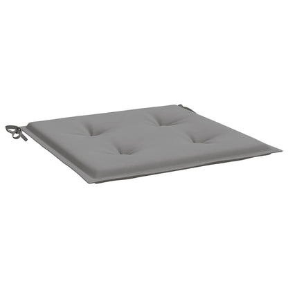 Gartenstuhl-Kissen 6 Stk. Grau 40x40x4 cm Oxford-Gewebe