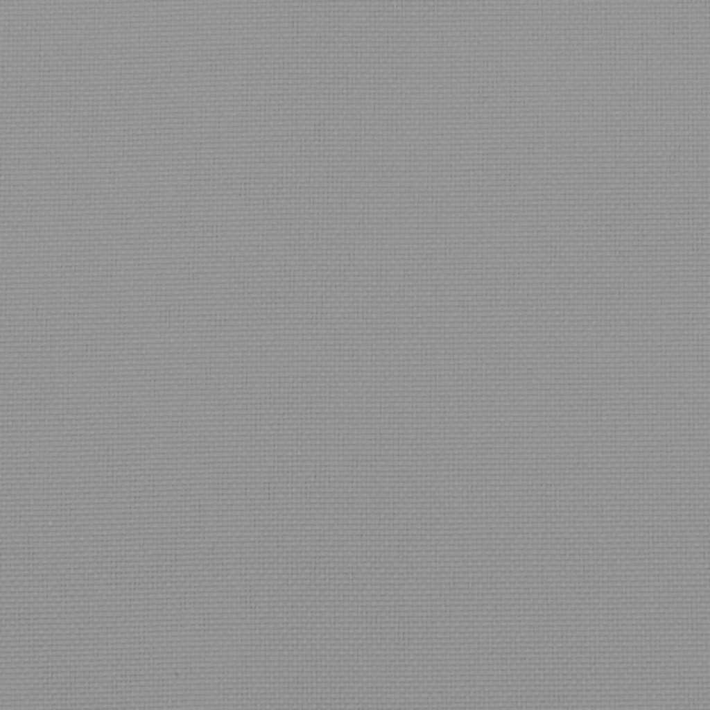 Gartenstuhl-Kissen 6 Stk. Grau 40x40x4 cm Oxford-Gewebe