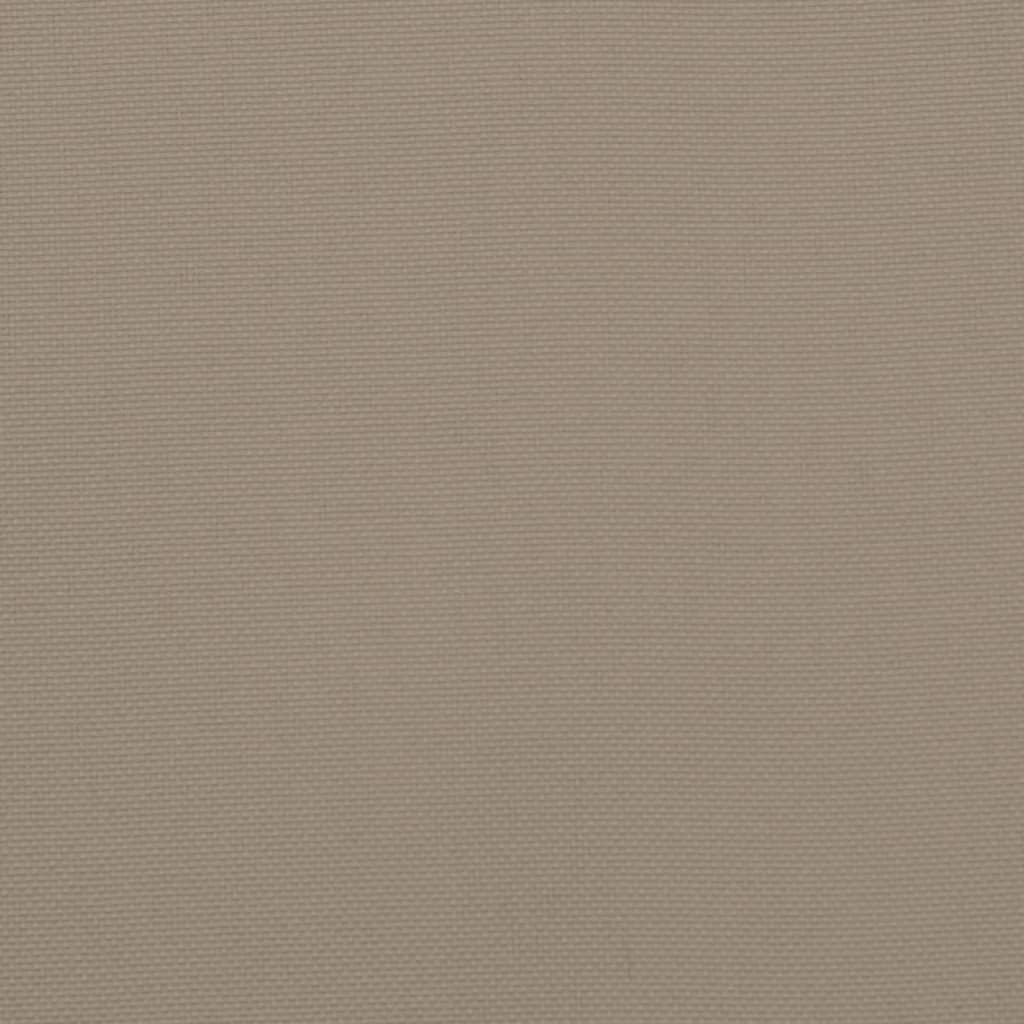 Sonnenliegen-Auflage Taupe 200x50x3 cm Oxford-Gewebe