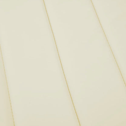 Sonnenliegen-Auflage Creme 200x70x3 cm Oxford-Gewebe