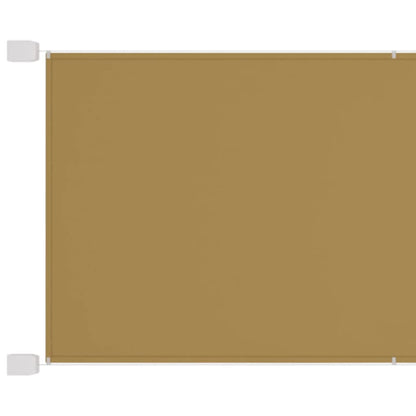 Senkrechtmarkise Beige 140x270 cm Oxford-Gewebe