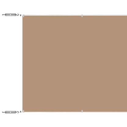 Senkrechtmarkise Taupe 60x1000 cm Oxford-Gewebe