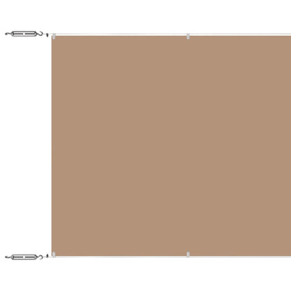 Senkrechtmarkise Taupe 140x600 cm Oxford-Gewebe