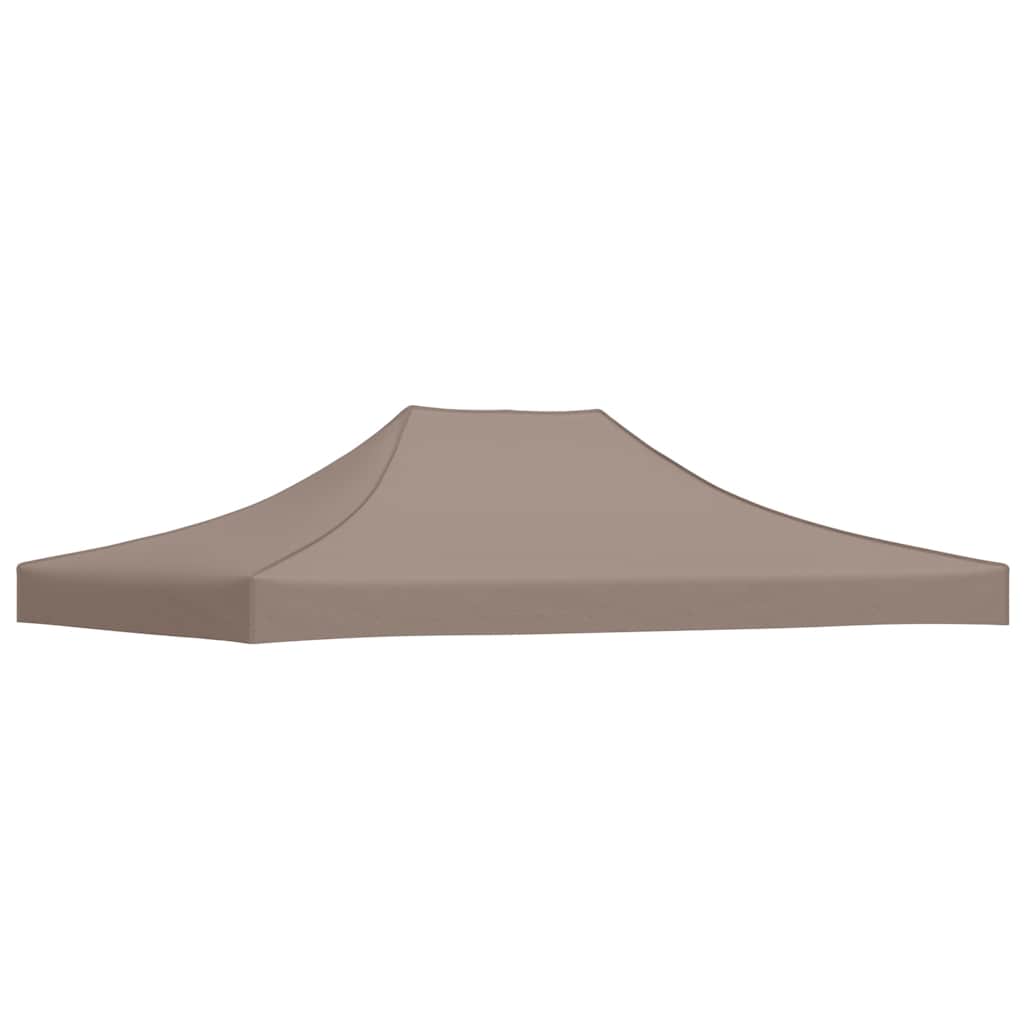 Partyzelt-Dach 4x3 m Taupe 270 g/m²