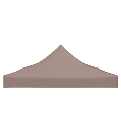 Partyzelt-Dach 4,5x3 m Taupe 270 g/m²