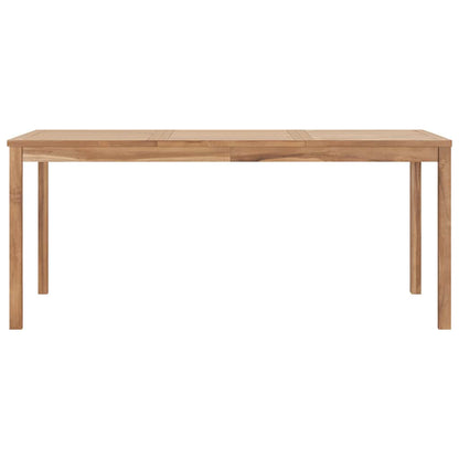 Garten-Esstisch 180x90x77 cm Massivholz Teak