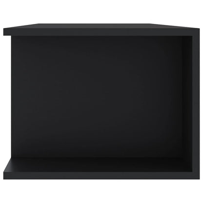 TV-Schrank mit LED-Leuchten Schwarz 135x39x30 cm