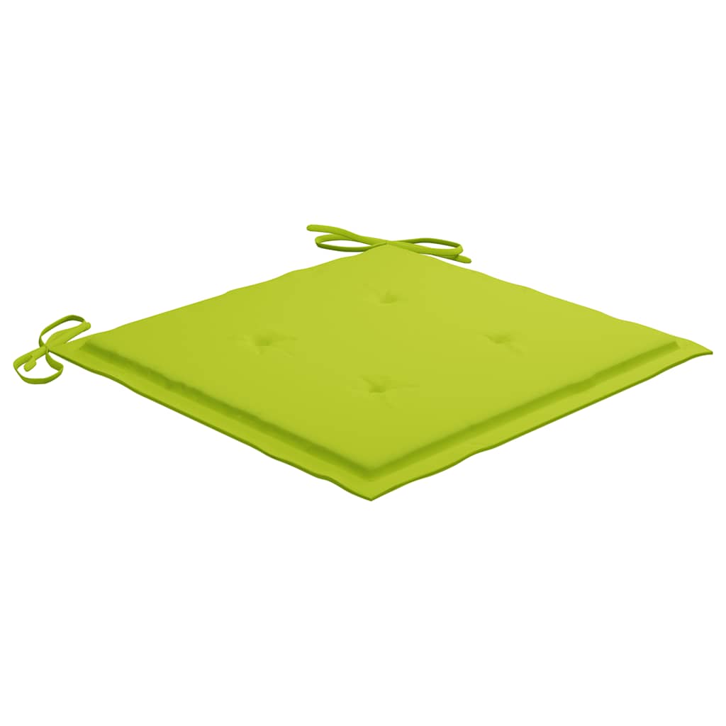 Gartenstühle mit Kissen 2 Stk. Massivholz Akazie