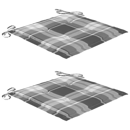 Klappbare Gartenstühle 2 Stk. mit Kissen Bambus