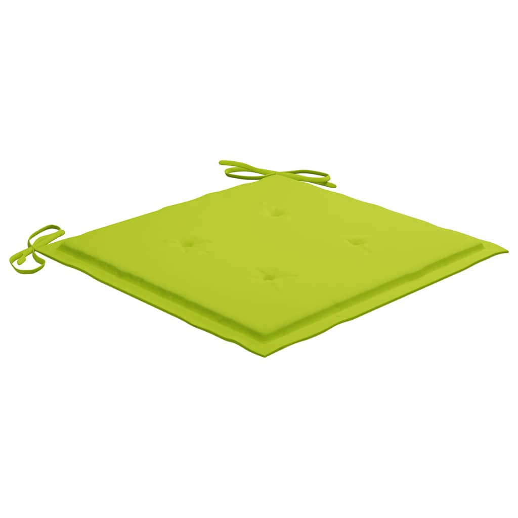 Klappbare Gartenstühle 6 Stk. mit Sitzkissen Massivholz Akazie