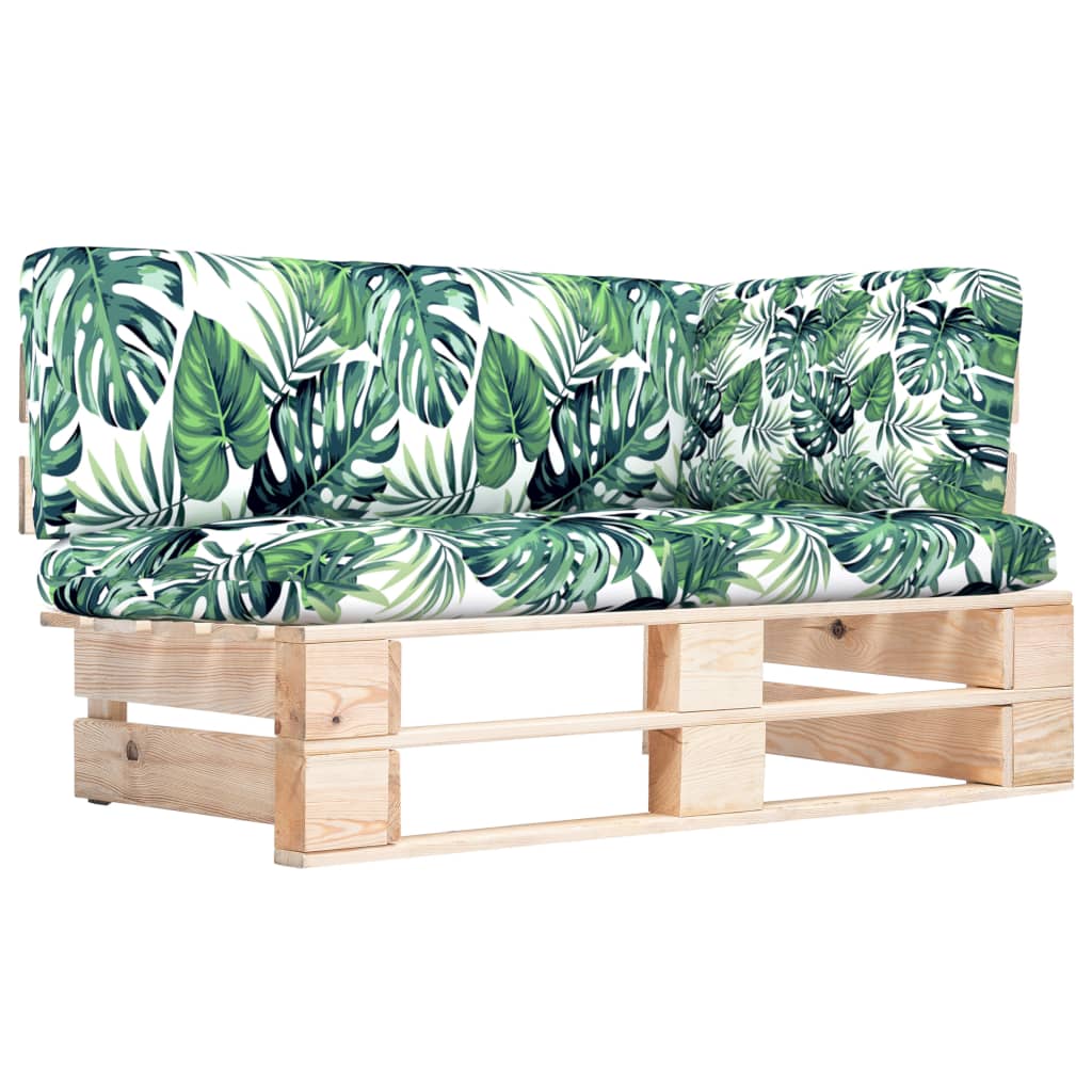 Outdoor-Ecksofa Paletten Kiefernholz Imprägniert