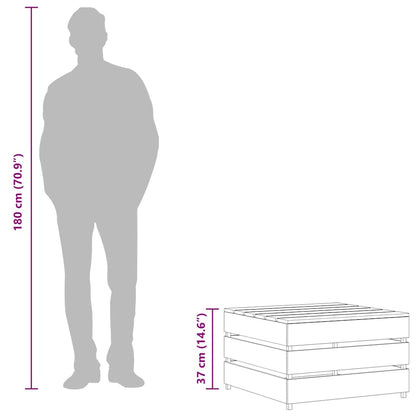 Garten-Palettentische 2 Stk. Imprägniertes Kiefernholz