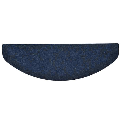 Stufenmatten Selbstklebend 10 Stk. 65x21x4 cm Marineblau Halbrund Groß