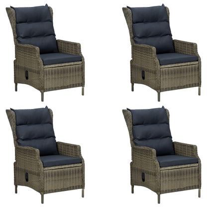 5-tlg. Garten-Essgruppe Braun