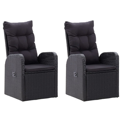 5-tlg. Garten-Essgruppe Schwarz