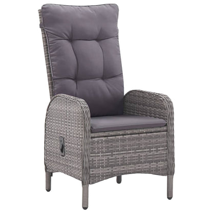 9-tlg. Garten-Essgruppe Grau