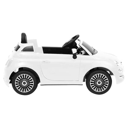 Kinder-Elektroauto Fiat 500 Weiß