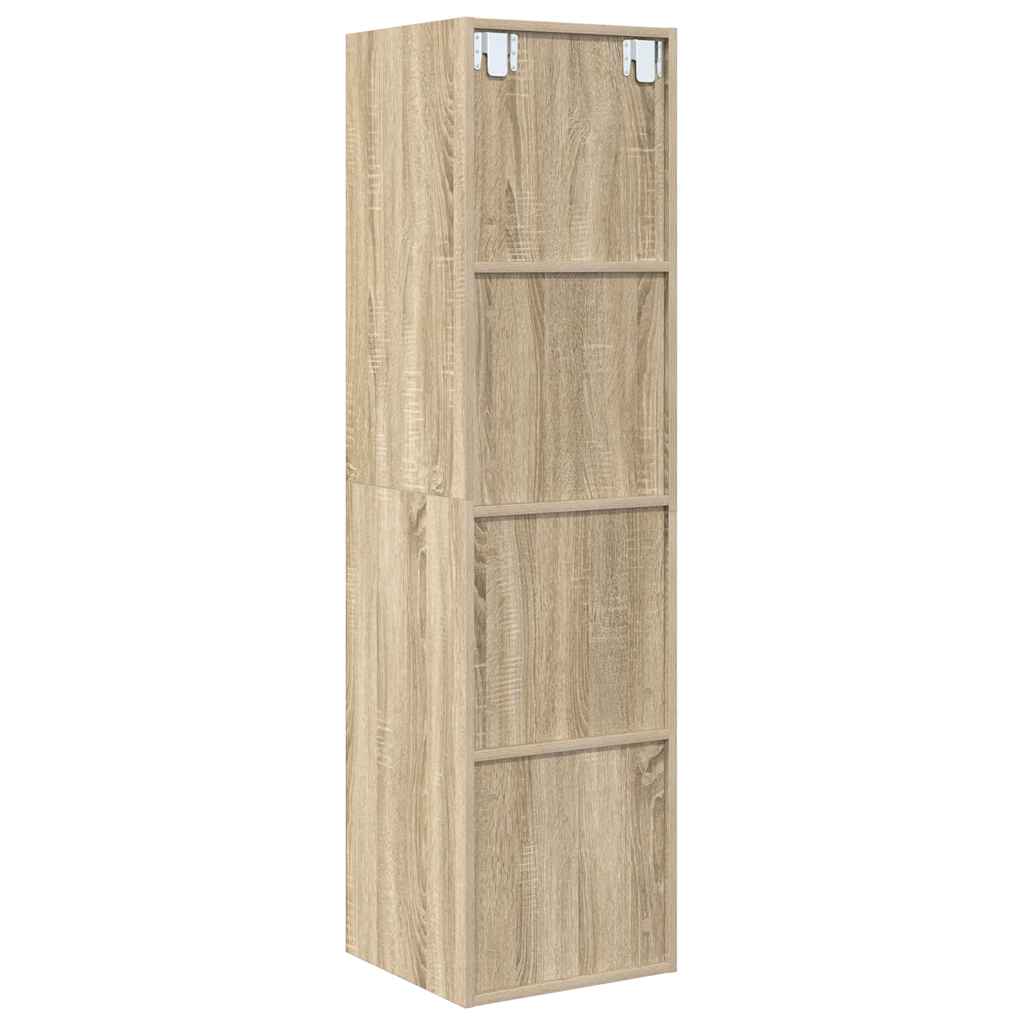 TV-Wandschrank Sonoma-Eiche 37x37x142,5 cm Holzwerkstoff