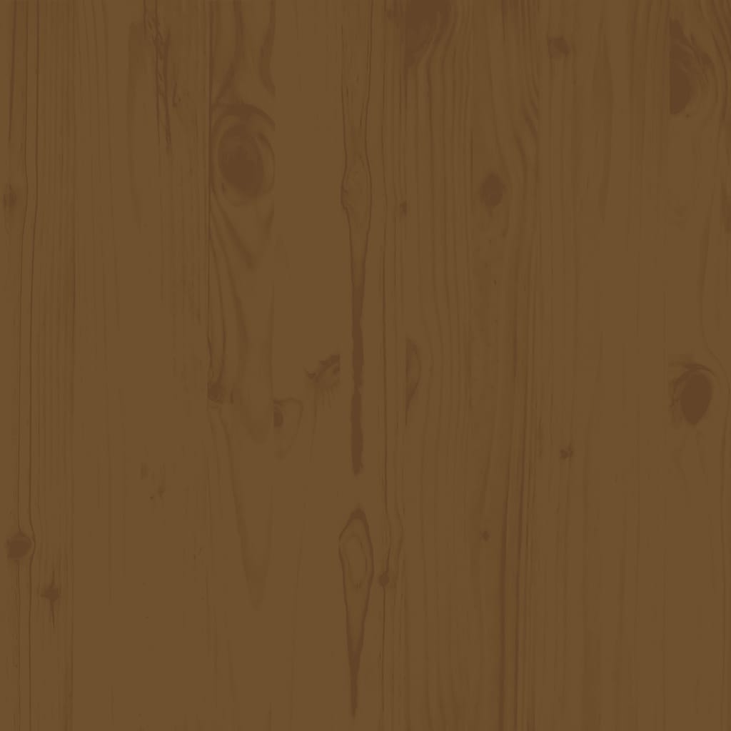 Garten-Mittelsofa Honigbraun Massivholz Kiefer