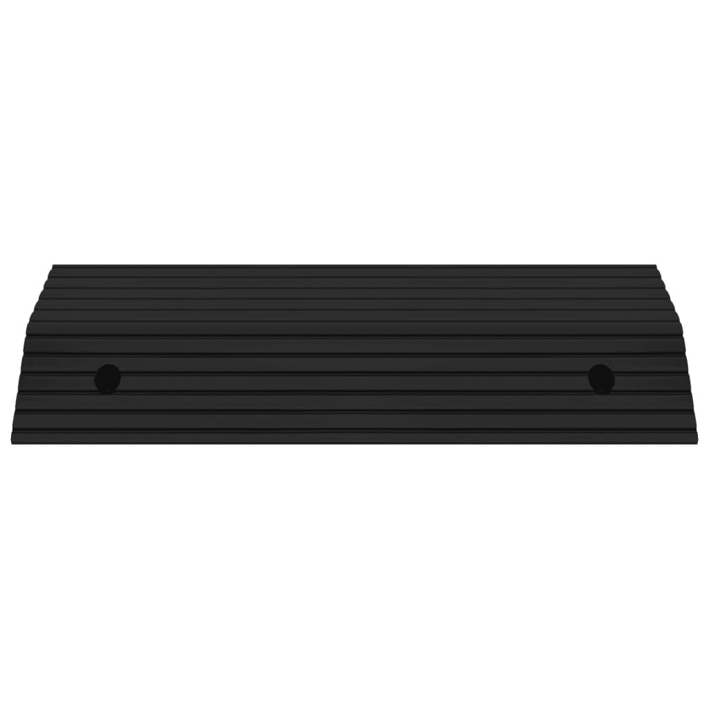 Brückenschwellenrampen 2 Stk. 80x40x8 cm Gummi