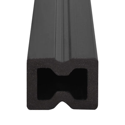 WPC Terrassendielen mit Zubehör Braun und Grau 16 m² 2,2 m