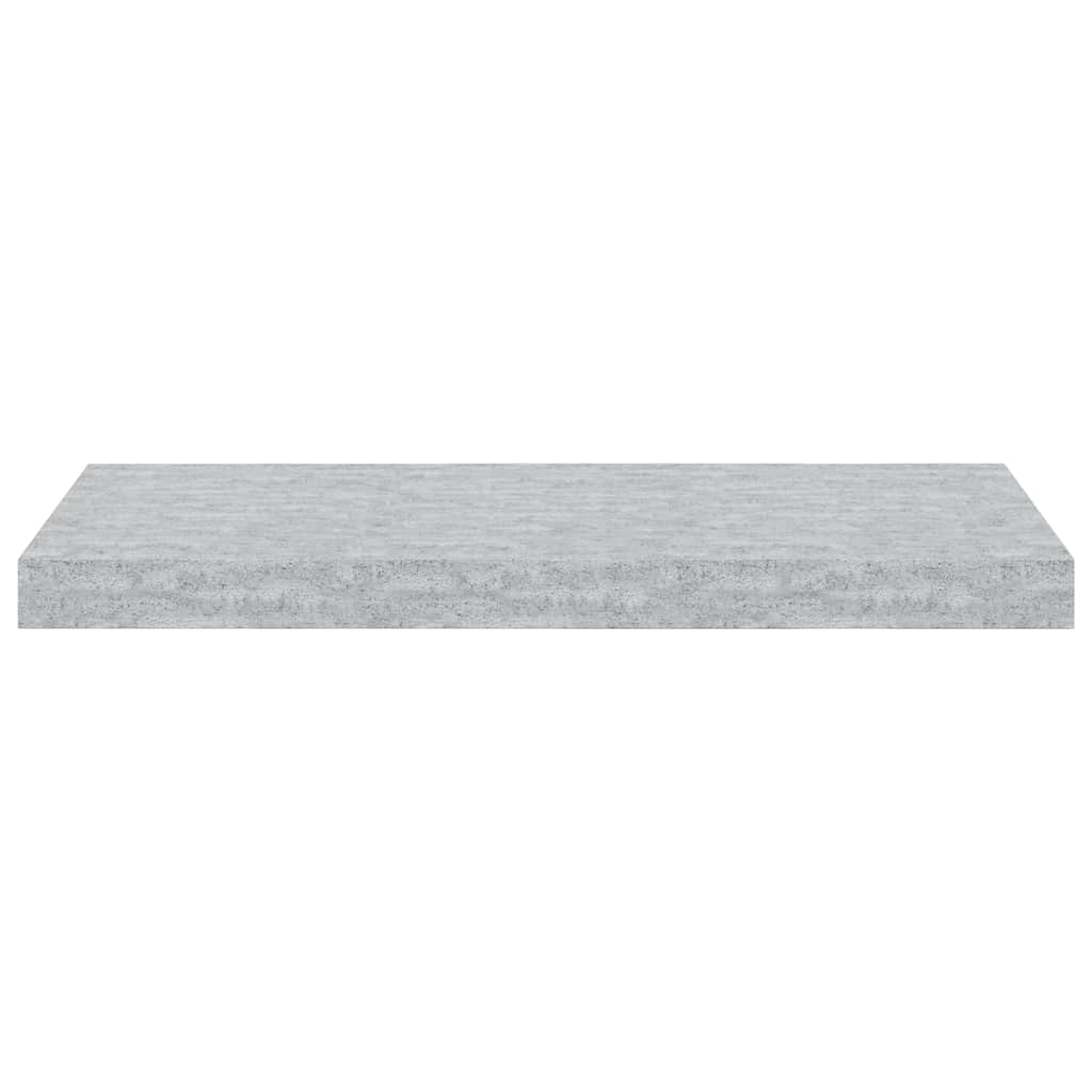 Schweberegale 4 Stk. Betongrau 60x23,5x3,8 cm MDF