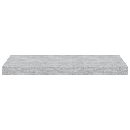 Schweberegale 4 Stk. Betongrau 60x23,5x3,8 cm MDF