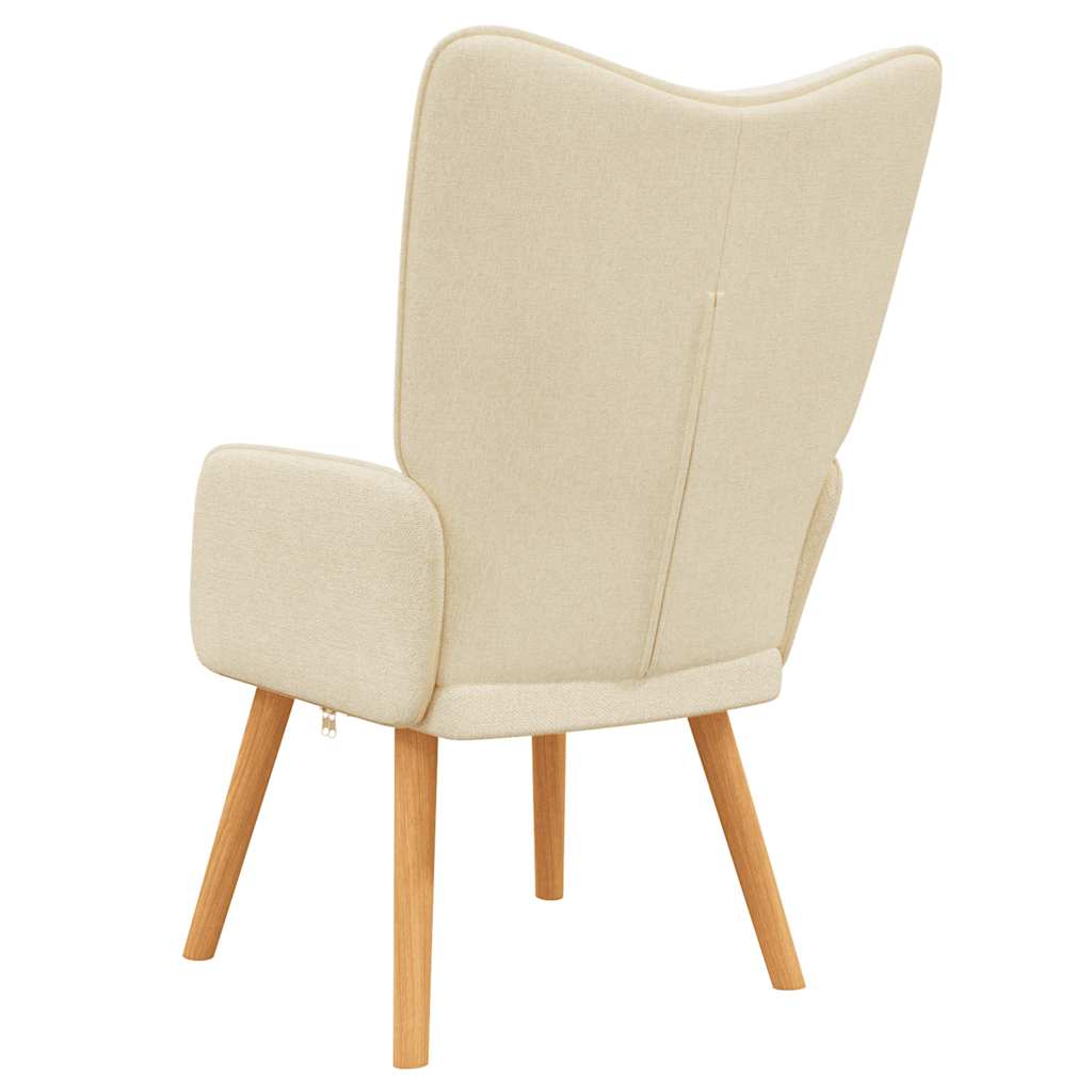 Relaxsessel Creme Stoff