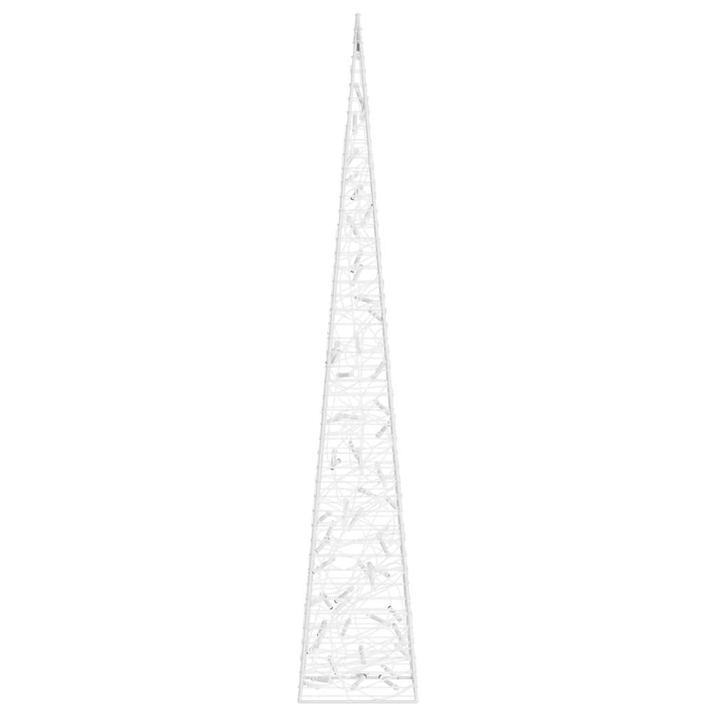 LED-Leuchtkegel Acryl Deko Blau 120 cm