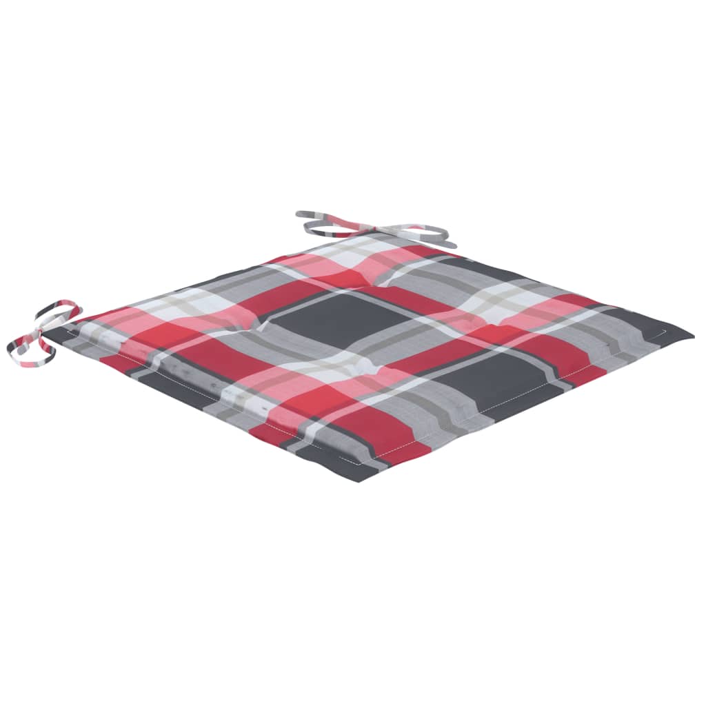 Gartenstühle 6 Stk. mit Kissen Massivholz Teak