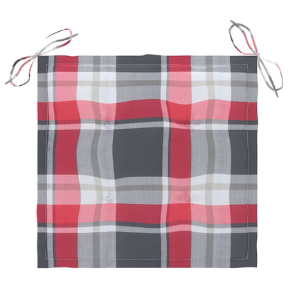 Gartenstühle 6 Stk. mit Kissen Massivholz Teak