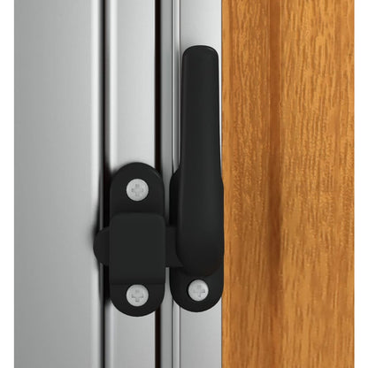 Gartenhaus Braun 118,5x97x209,5 cm Verzinkter Stahl