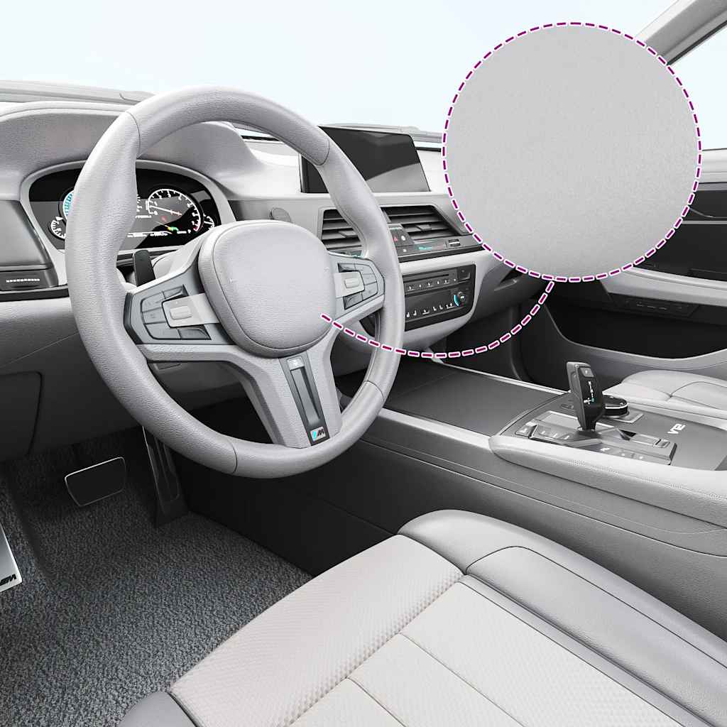 Autofolien 2 Stk. Matt-Silber 100x150 cm