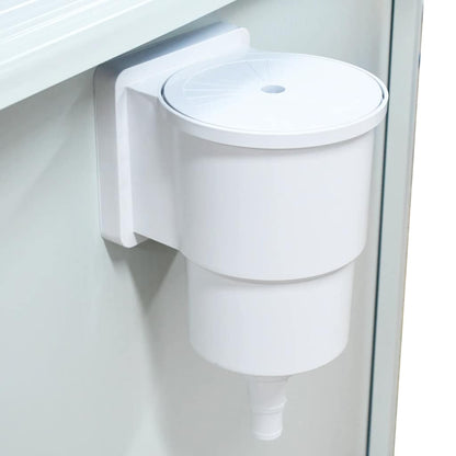 Pool mit Stahlwand Rund 460x120 cm Weiß