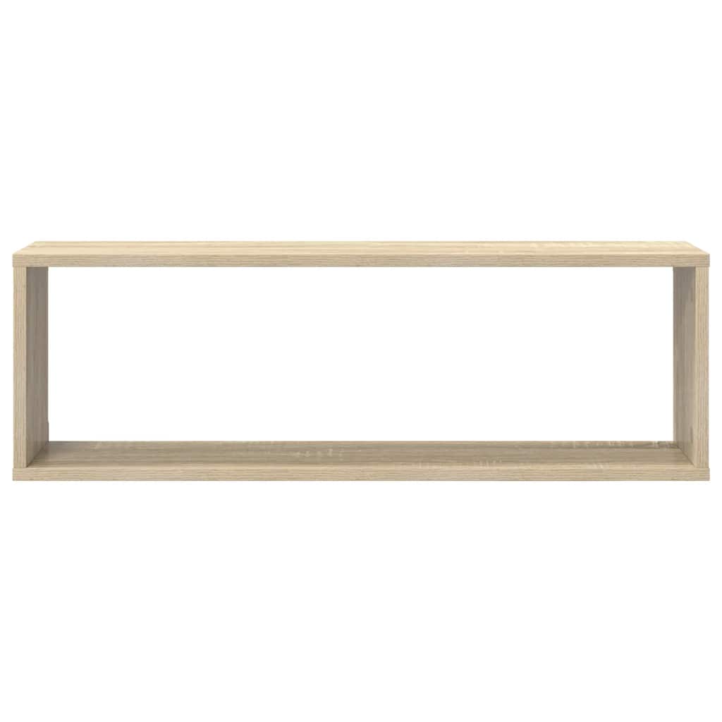 Würfelregale 4 Stk. Sonoma-Eiche 80x15x26,5 cm Holzwerkstoff