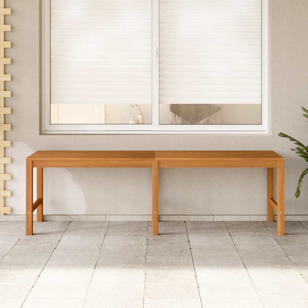Gartenbank 150 cm Massivholz Teak