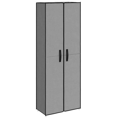 Schuhschrank Grau 60x30x166 cm Stoff