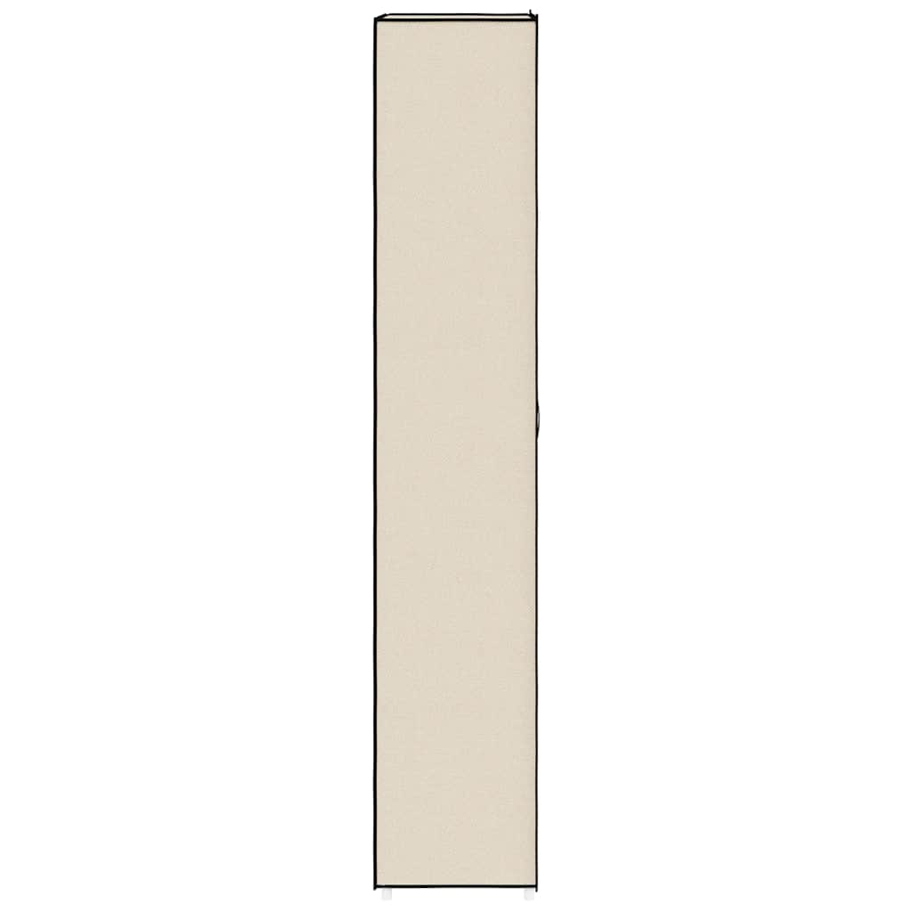 Schuhschrank Creme 60x30x166 cm Stoff