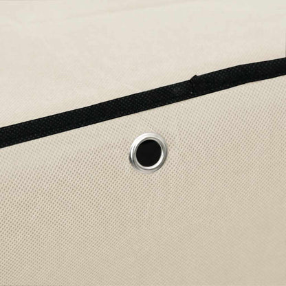 Schuhschrank Creme 60x30x166 cm Stoff