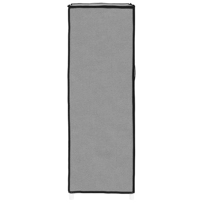 Schuhschrank Grau 60x28x90 cm Stoff
