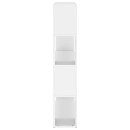 Bücherregal Raumteiler Weiß 100x24x124 cm