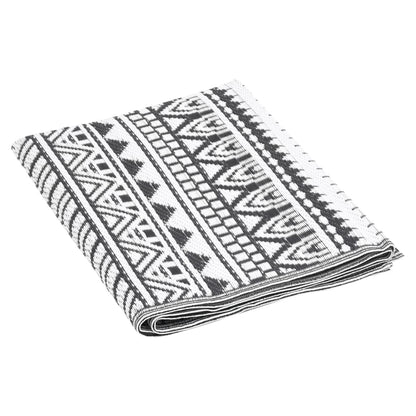 Outdoor-Teppich ARAKIL Schwarz 160x230 cm PP