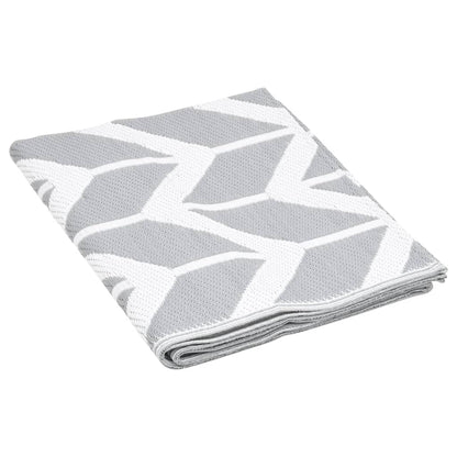 Outdoor-Teppich ARAKIL Grau 160x230 cm PP