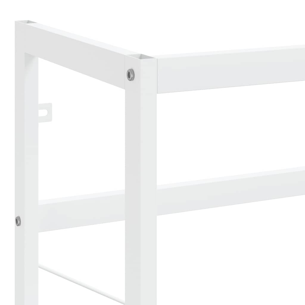 Badezimmer Waschtischgestell Weiß 79x38x83 cm Eisen