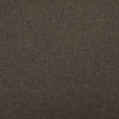 Hocker mit Stauraum 2 Stk. Dunkelbraun Leinenoptik