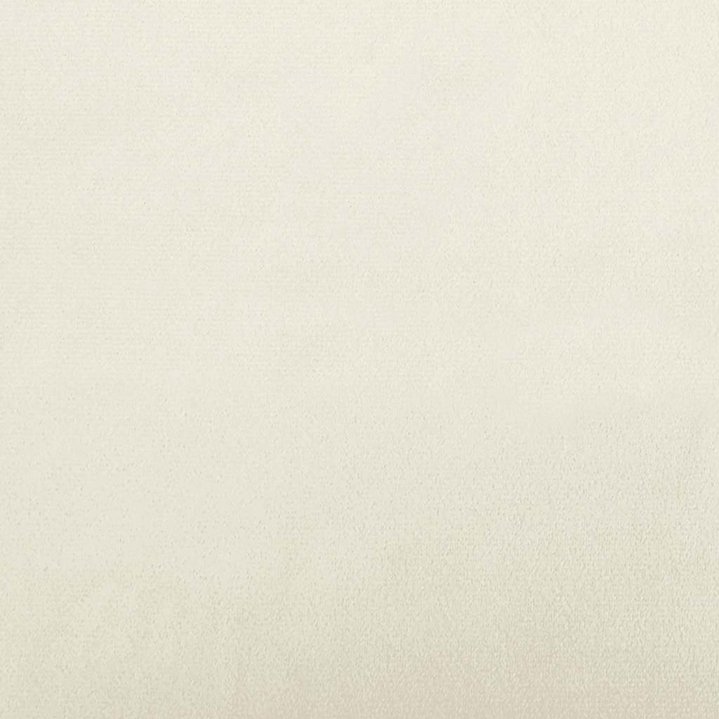 Esszimmerstuhl Creme Samt