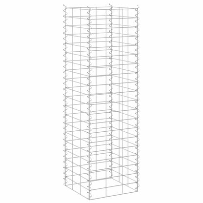 Gabionen-Hochbeete 3 Stk. 30x30x100 cm Eisen